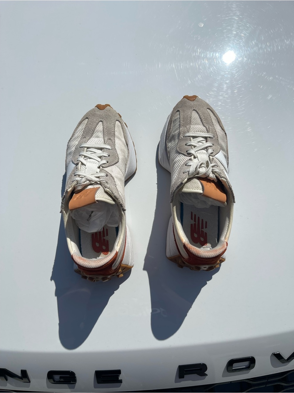 New Balance 327 Women’s, Sea salt with rust oxide color - Picture 8 of 14
